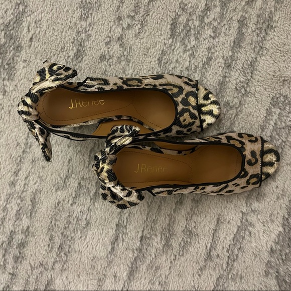 J. Renee Brietta Leopard Slingback Block Heels ๐ - Picture 10 of 16